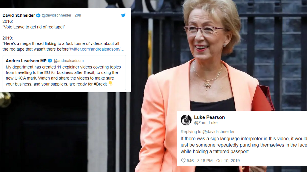 Andrea Leadsom's Brexit 'explainer' videos are actually the perfect advert for Remain