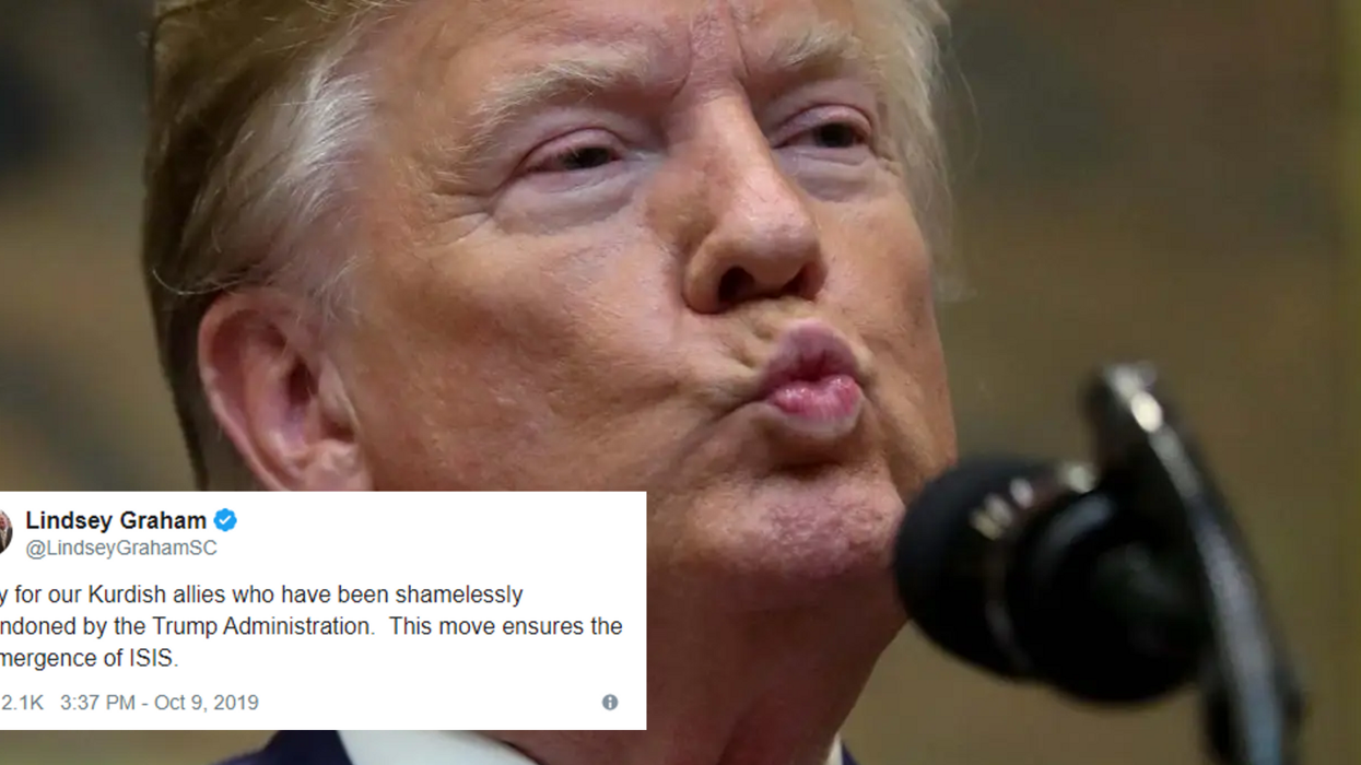 Trump's foreign policy decisions have become so dangerous that #TrumpGenocide is trending and it's no joke