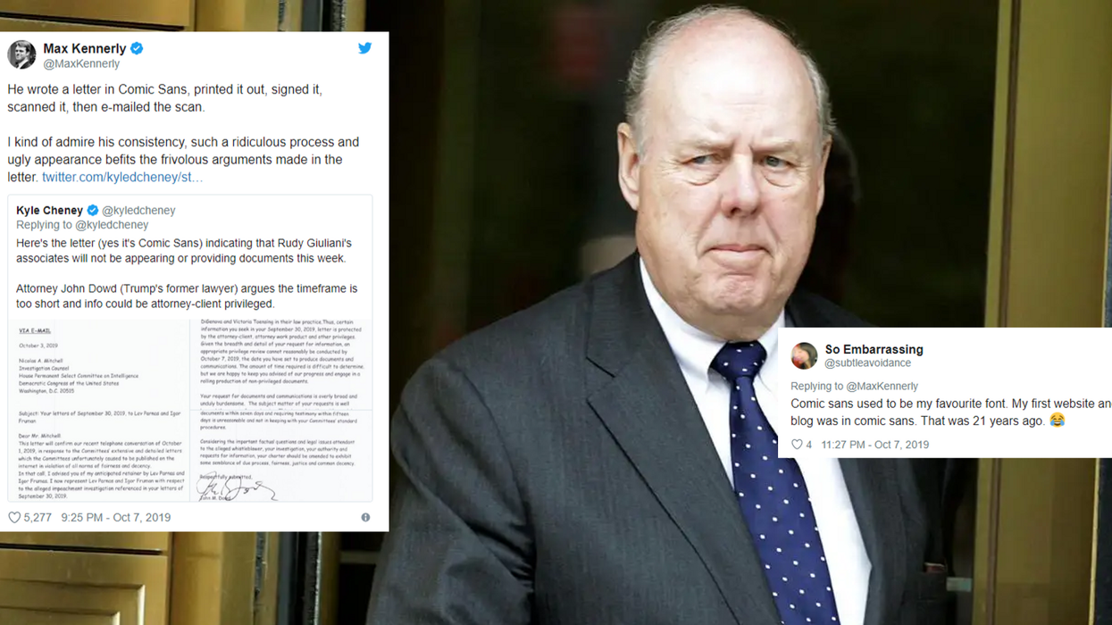 Ex-Trump lawyer gets hilariously dragged for sending official document in comic sans