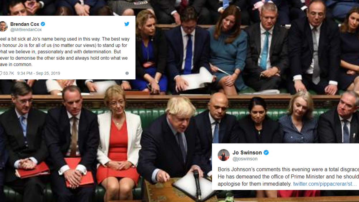 Boris Johnson suggested Jo Cox's legacy should be Brexit and everyone is livid