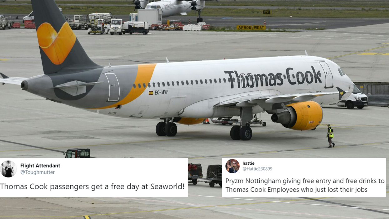 Former Thomas Cook staff offered jobs and gifts by local businesses after firm collapses