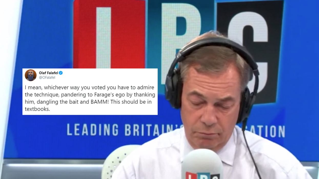 Prank caller tells Nigel Farage he changed his mind about Brexit after being kicked by a horse