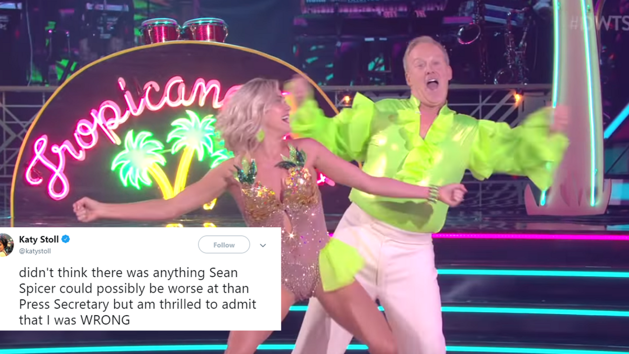 Sean Spicer's 'Dancing With The Stars' debut has become the internet's favourite meme