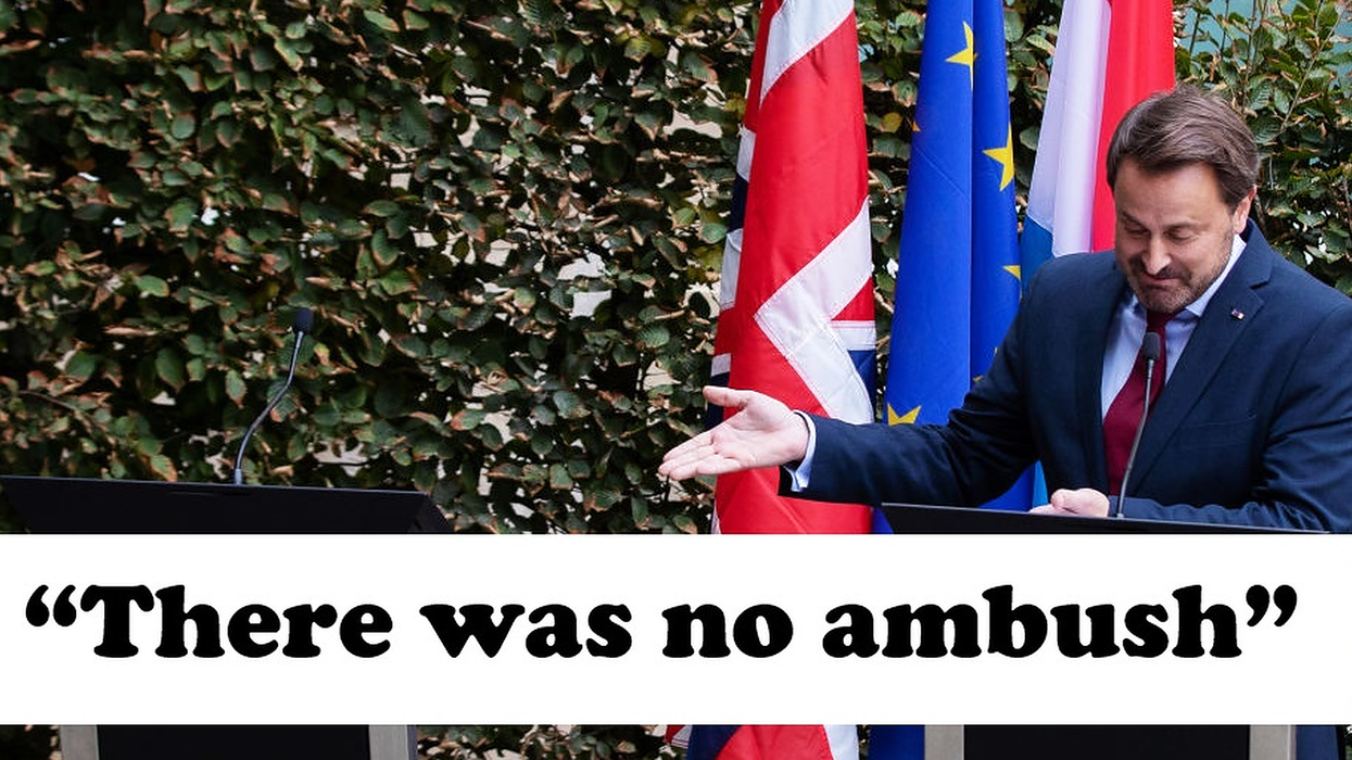 Protestor reveals what really happened to Boris Johnson in Luxembourg
