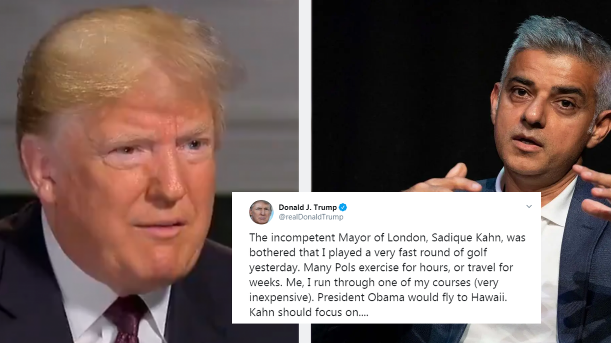 Trump tried to shade Sadiq Khan but just ended up proving he cannot spell