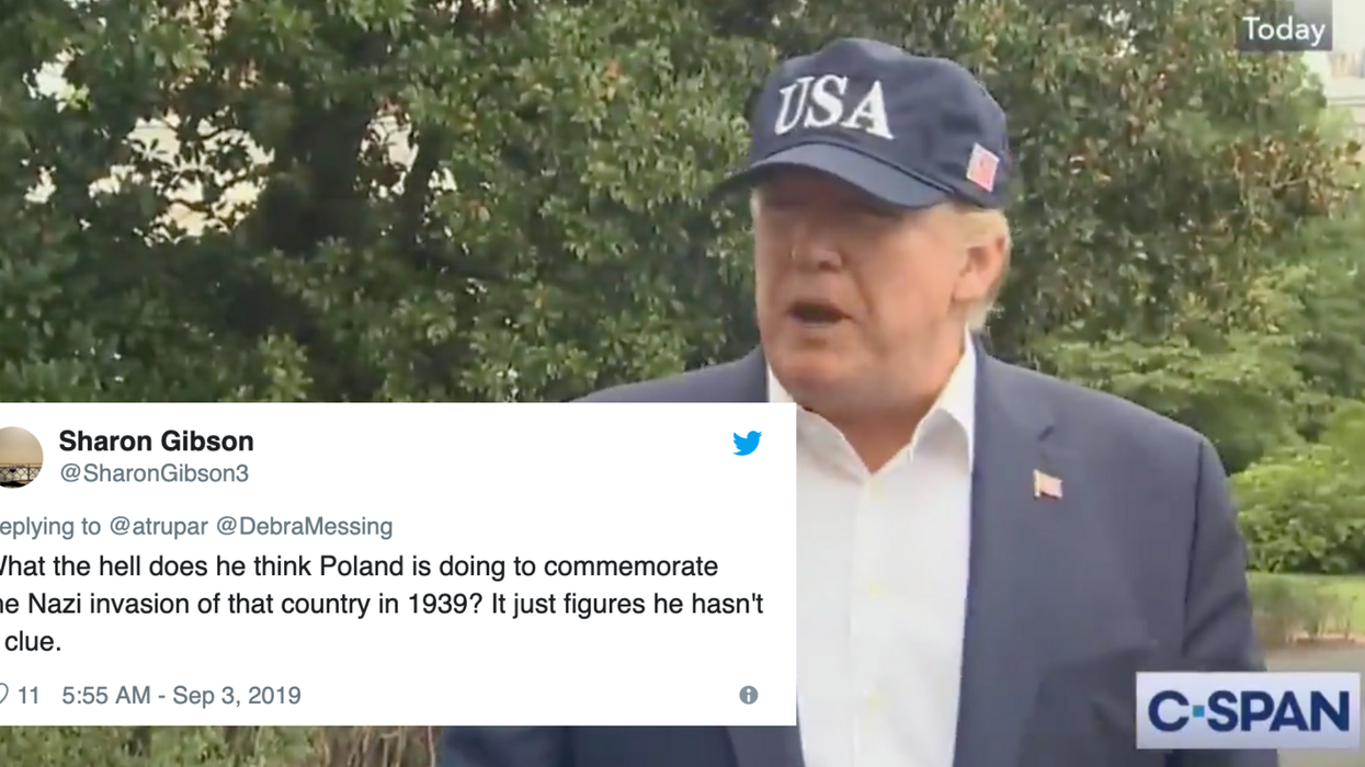 Trump mocked for ‘congratulating’ Poland on Second World War anniversary