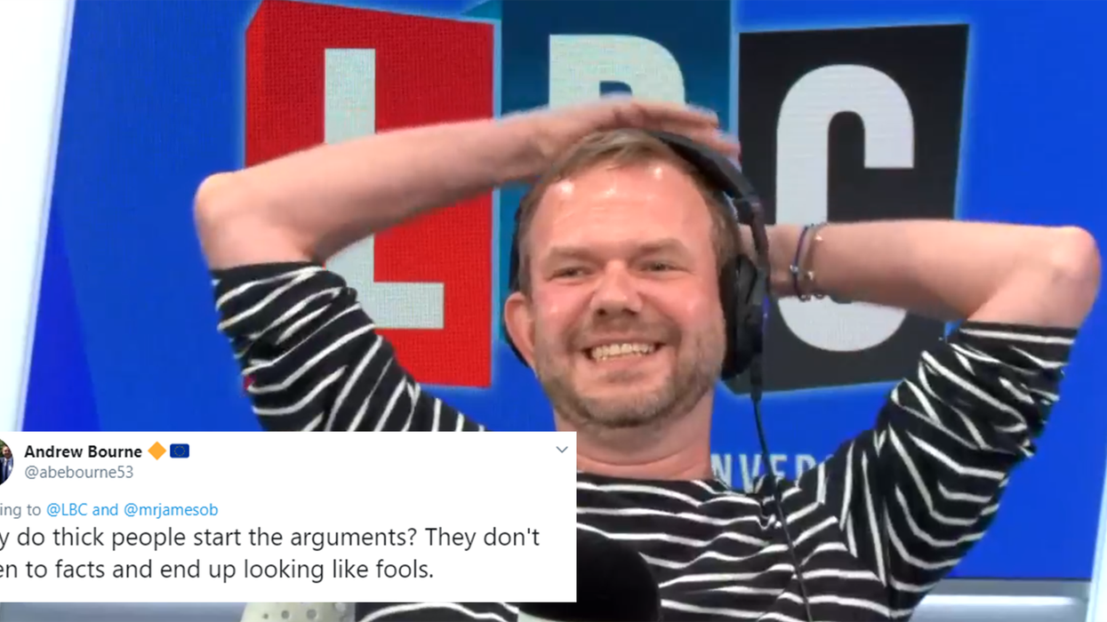 Brexiteer tells James O'Brien that he is 'happy that Boris Johnson is lying'