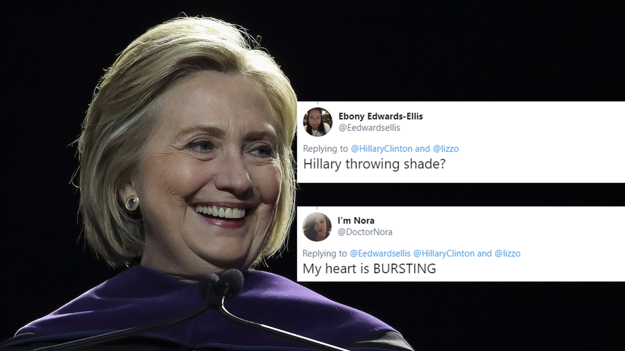 People love Hillary Clinton's 'epic' Lizzo tweet