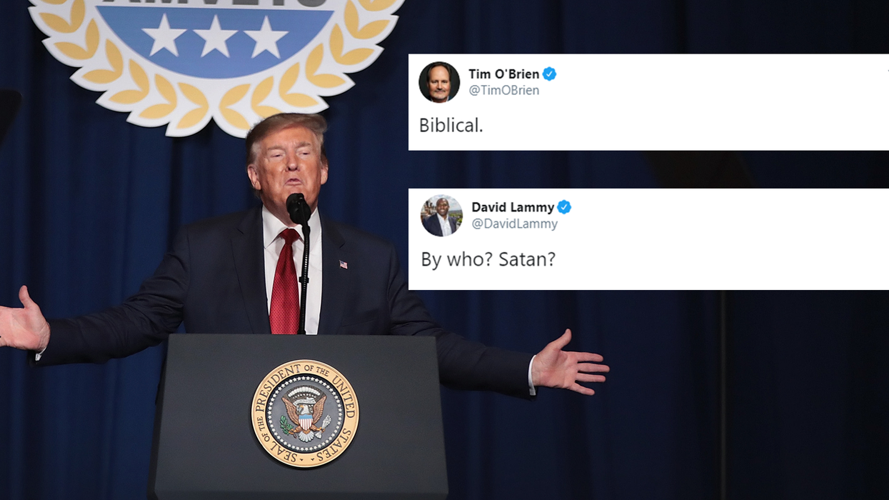 Trump called himself the 'Chosen One' and everyone made the same joke