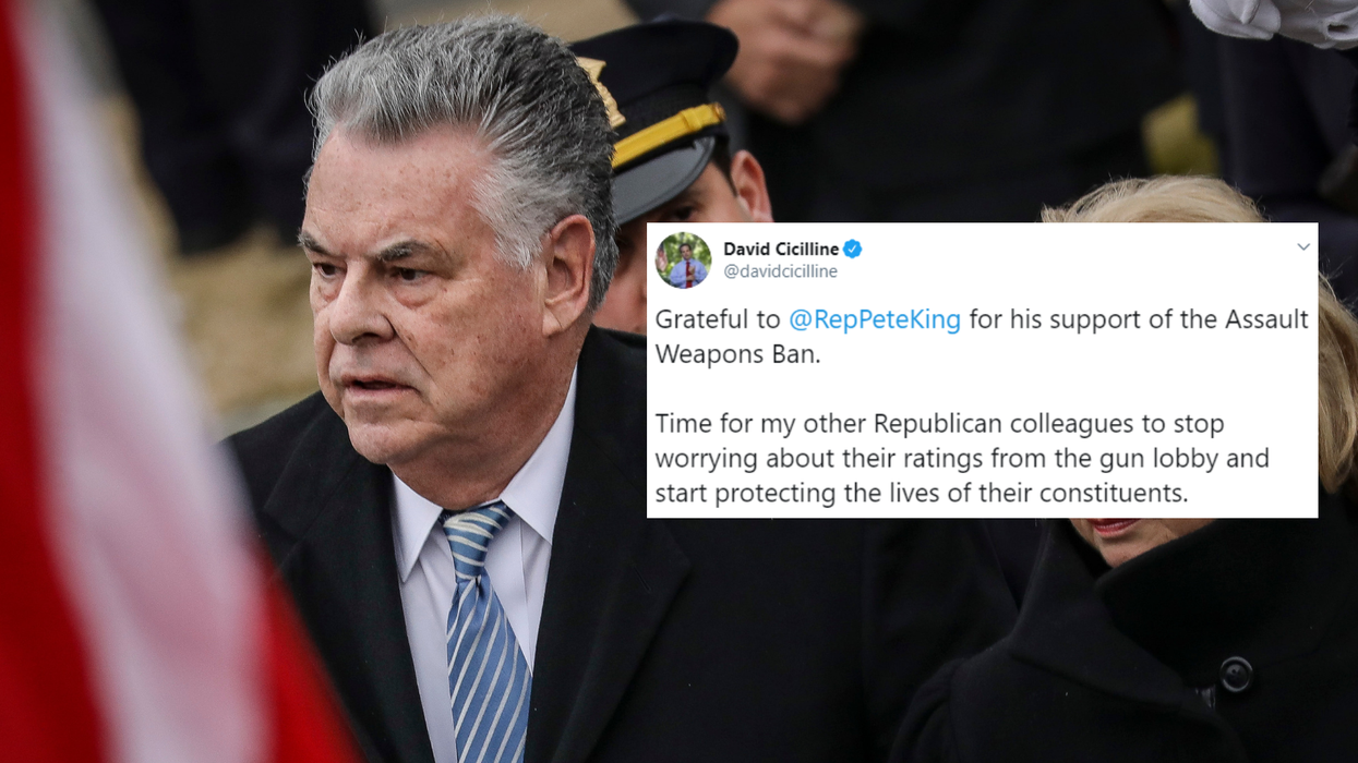 Congressman becomes first Republican to back assault weapons ban
