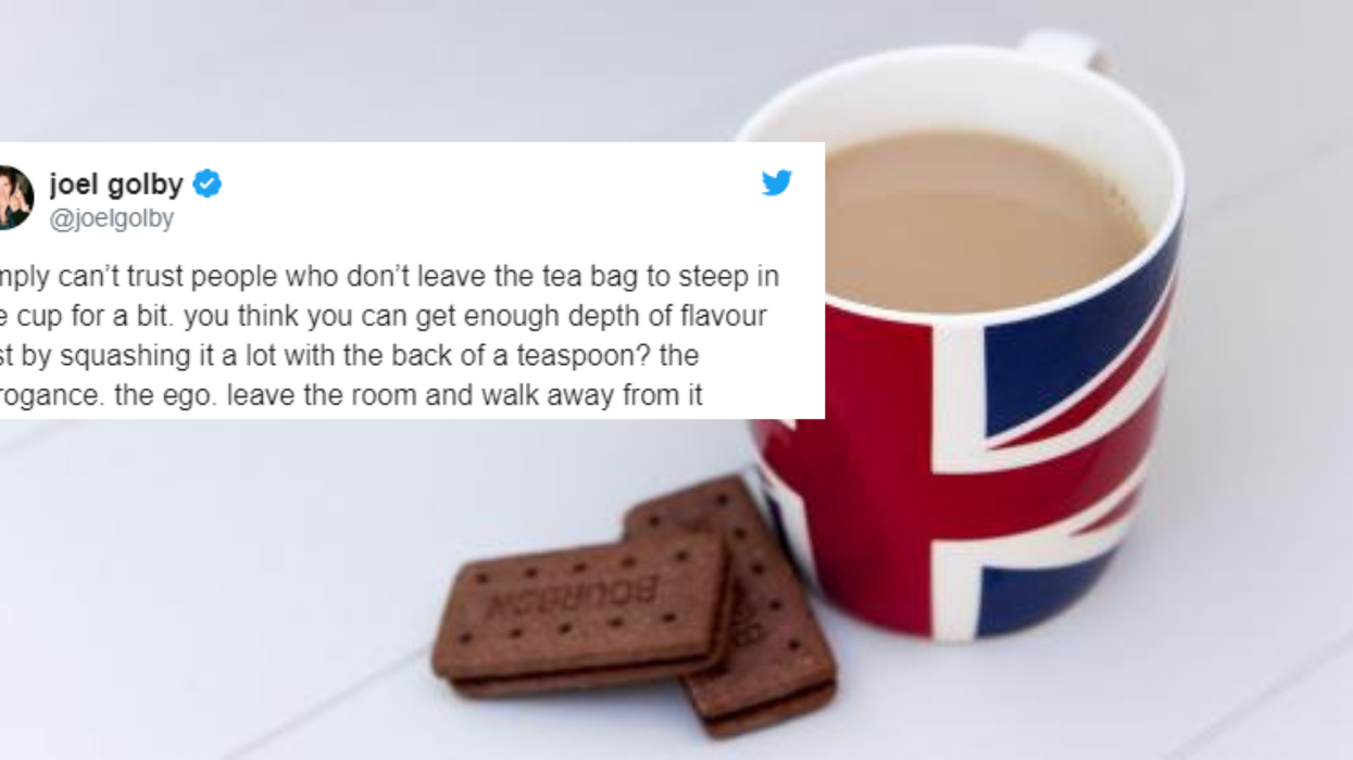 Tweet about making tea sparks heated debate about the correct length of time to leave tea bag in