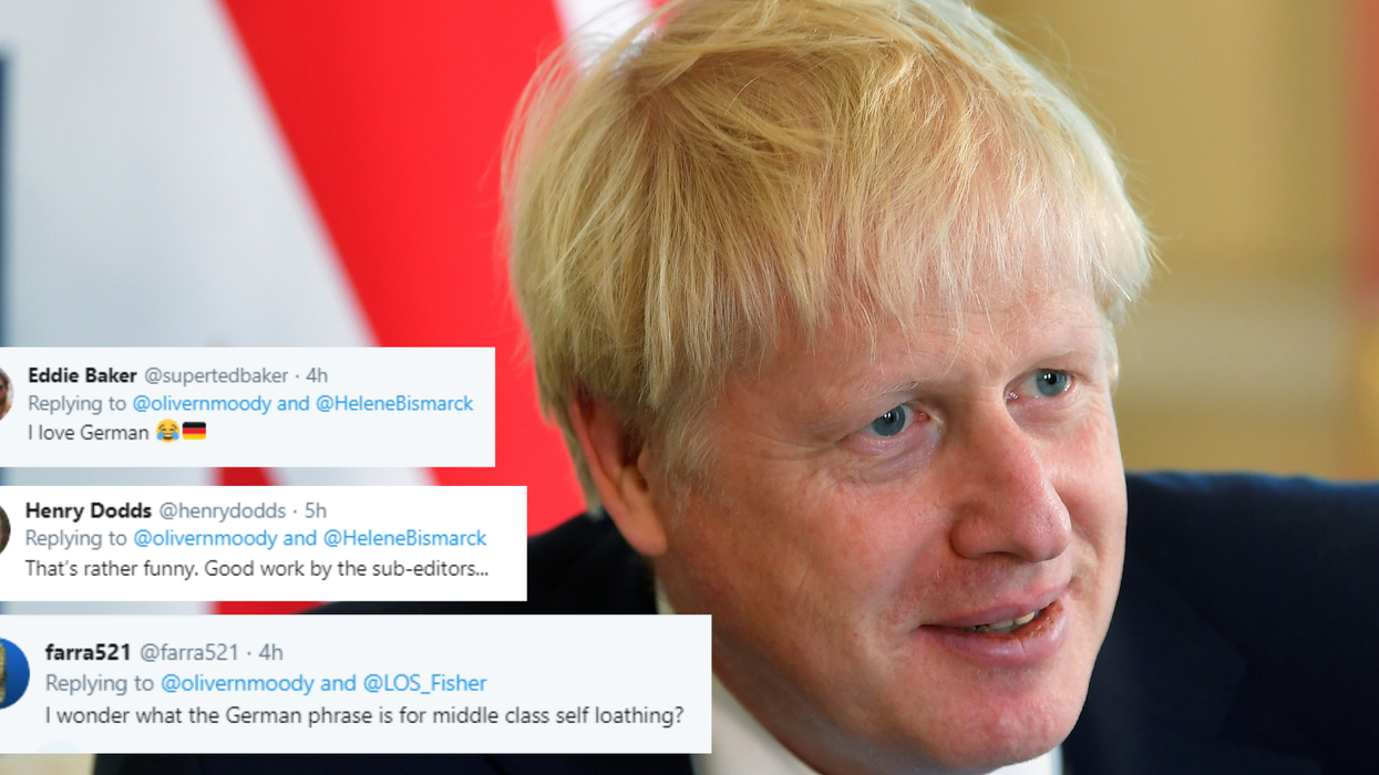 A German newspaper compared Boris Johnson to 'fungus'