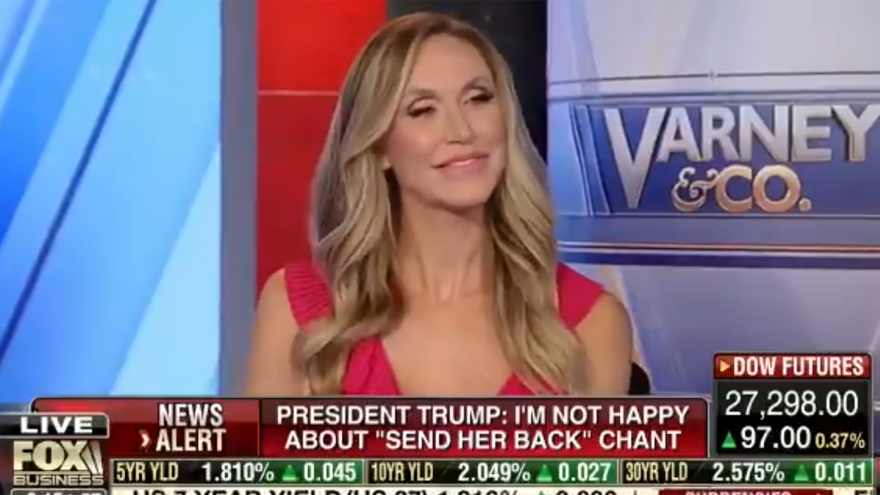 Lara Trump says it's not racist to tell someone who doesn't like America to leave