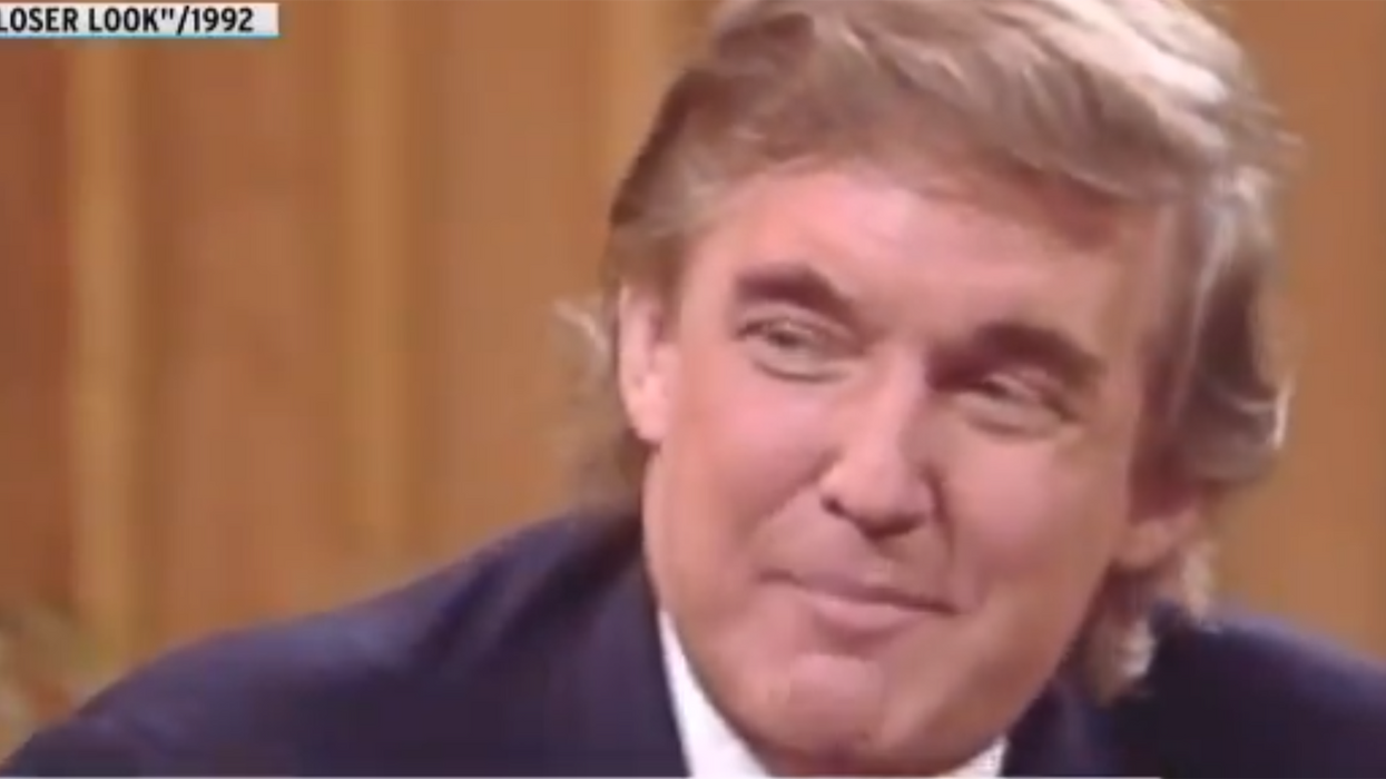 Unearthed clip shows Trump bragging about open-mouth kiss with female TV host