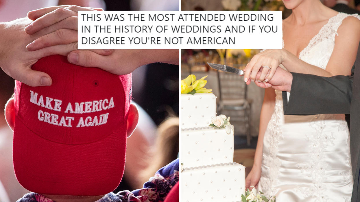 A couple had a 'Trump themed' wedding and it is as bad as it sounds