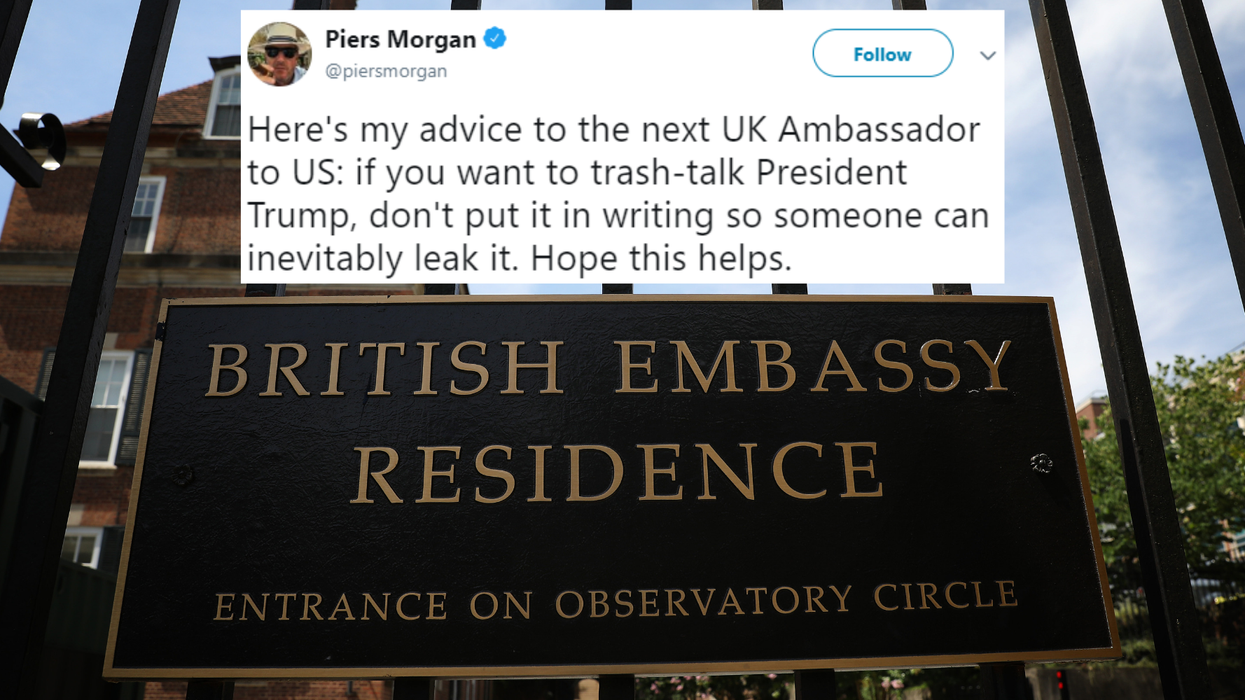 Piers Morgan gets schooled for claiming next US ambassador shouldn’t write down concerns about Trump