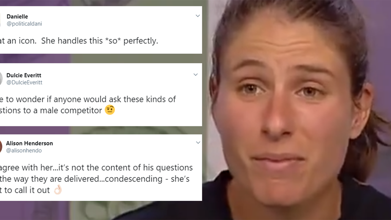 People are praising the way Johanna Konta responded to this journalist's 'patronising' question
