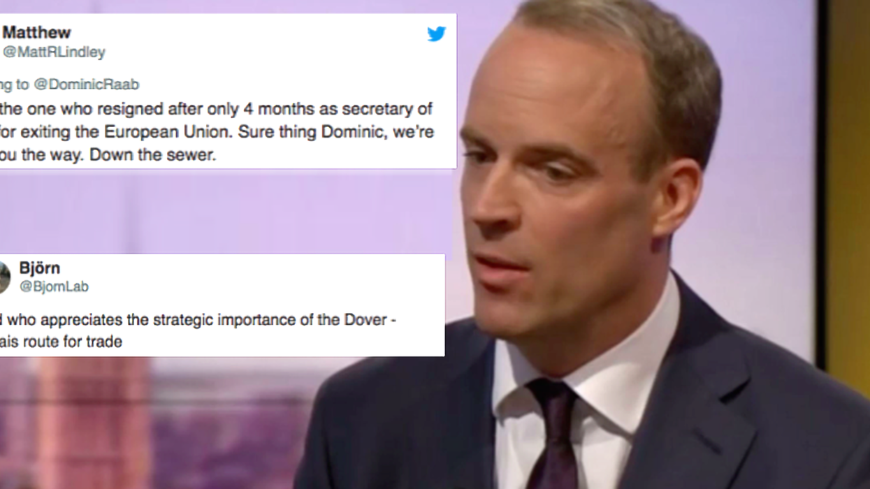 Dominic Raab said he's the best person to 'navigate' Brexit and everyone is making the same point