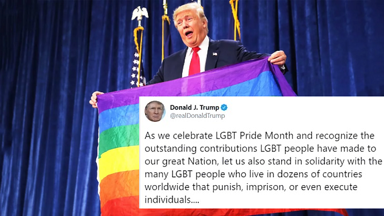 Trump recognised LGBT+ Pride Month for the first time. The internet wasn't having it
