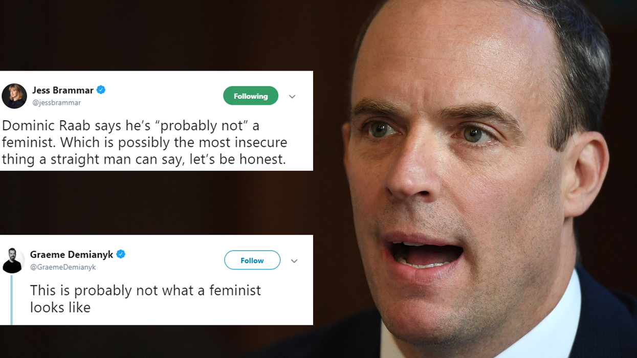 Tory leadership hopeful Dominic Raab says he’s ‘probably not a feminist’ and people are outraged