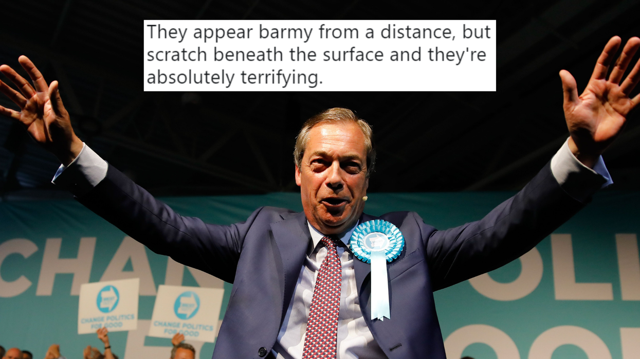 'Terrifying' video shows attendees of a Brexit Party rally calling for Jeremy Corbyn to be 'lynched'