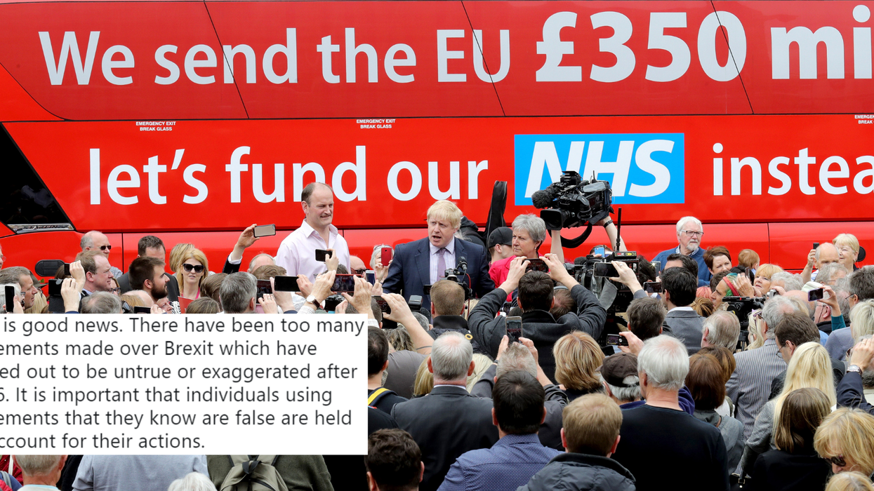 Boris Johnson is facing a legal challenge over Vote Leave's £350 million Brexit bus claim