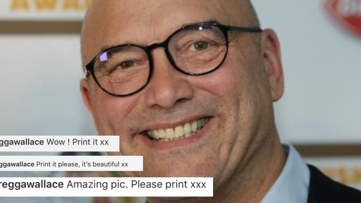 Gregg Wallace keeps begging his wife to print her Instagram pictures and it's hilarious