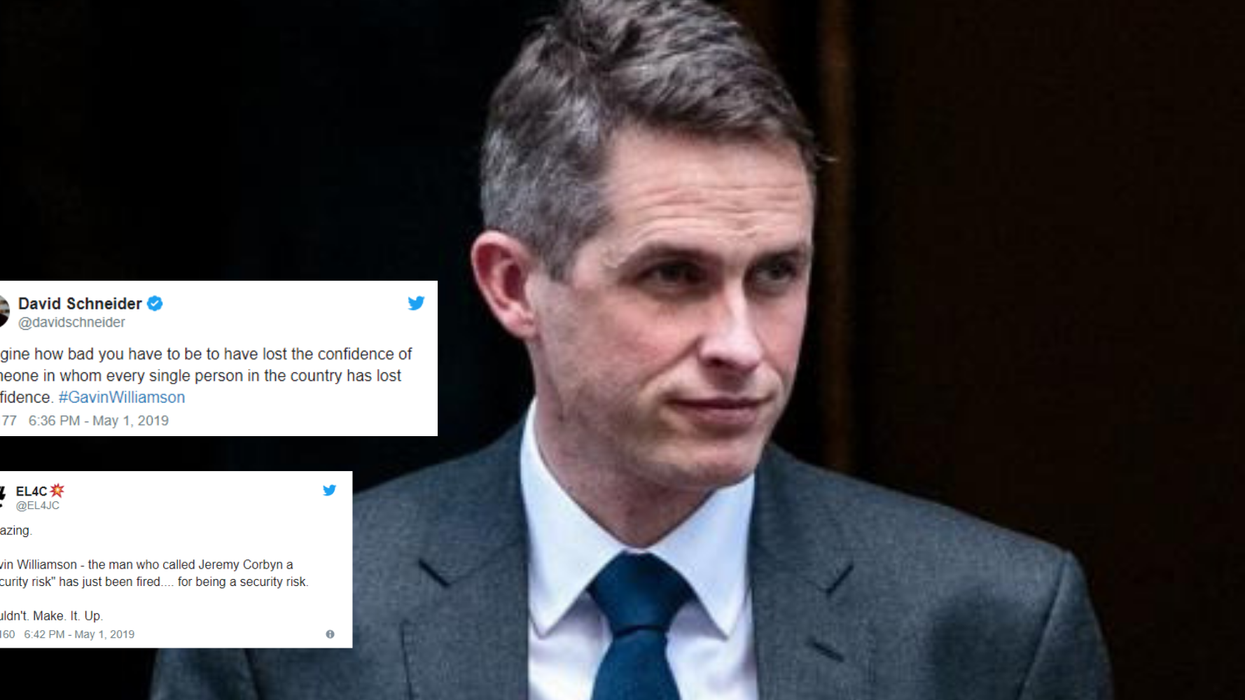 Defence Secretary Gavin Williamson fired over Huawei leak, the only reactions you need