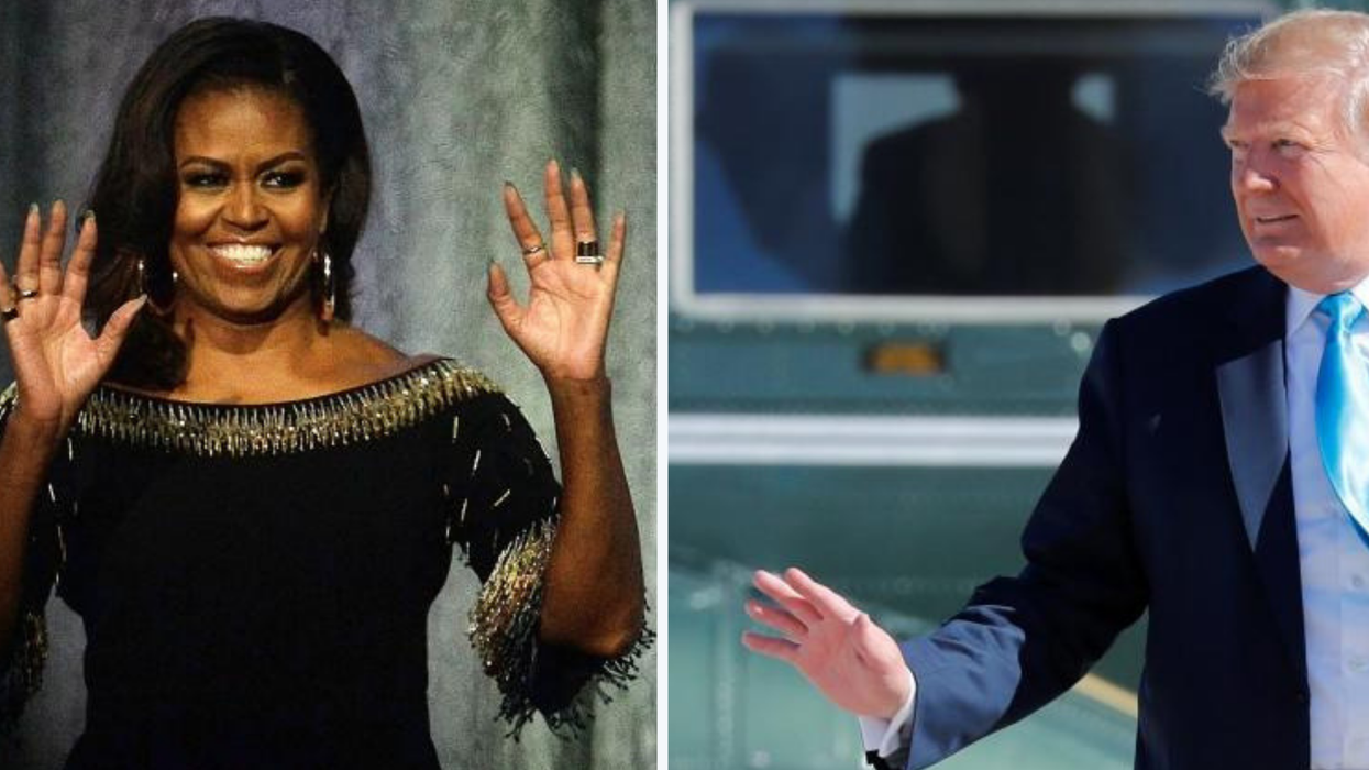 8 times Michelle Obama has subtly thrown shade at Trump