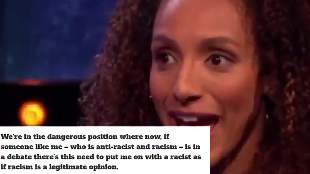 Author perfectly explains why racists shouldn't be given a platform to debate racism on TV