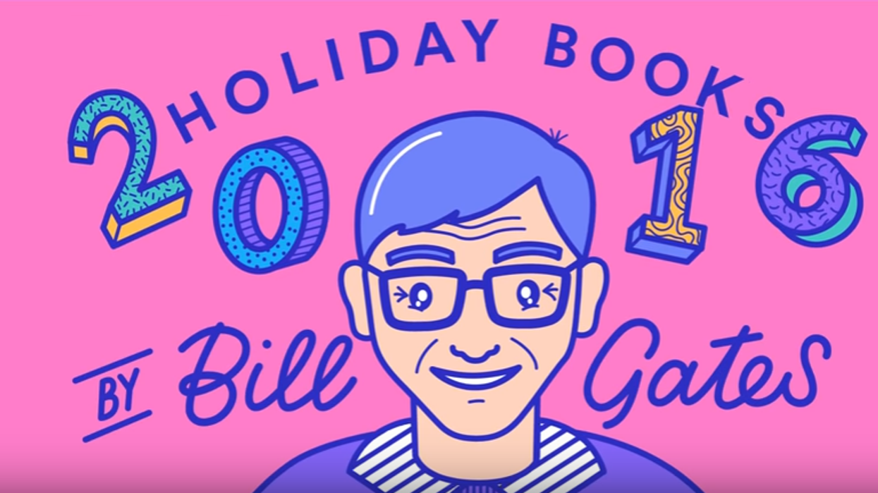 5 books Bill Gates thinks you should read over the holidays