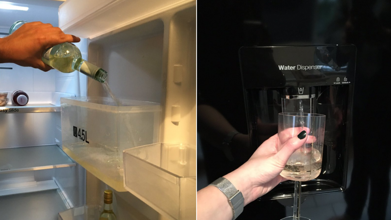 This woman made her fridge into a wine dispenser and won 2016