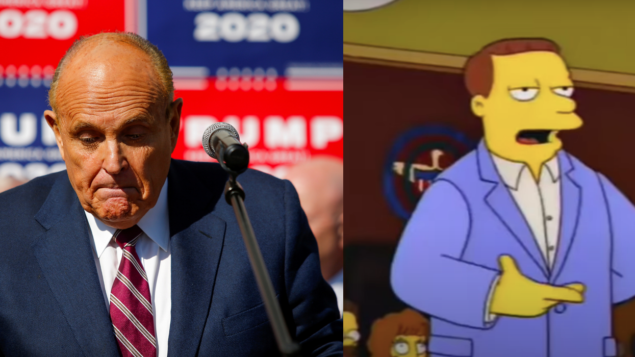 Simpsons writer asks fans to stop comparing Rudy Giuliani to the show's hapless lawyer