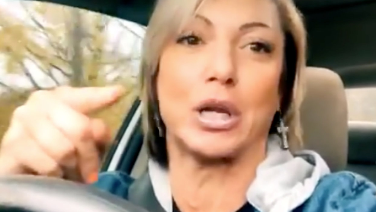 Trump supporter goes viral in bizarre video of her ranting in her car about ‘everything on the left’