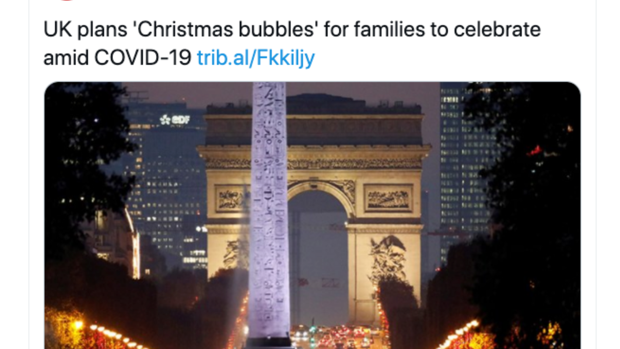 The New York Post confused London for Paris and British people responded hilariously
