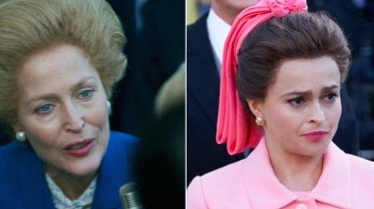 Gillian Anderson and Helena Bonham-Carter mocked in hilarious ‘recreation’ of The Crown