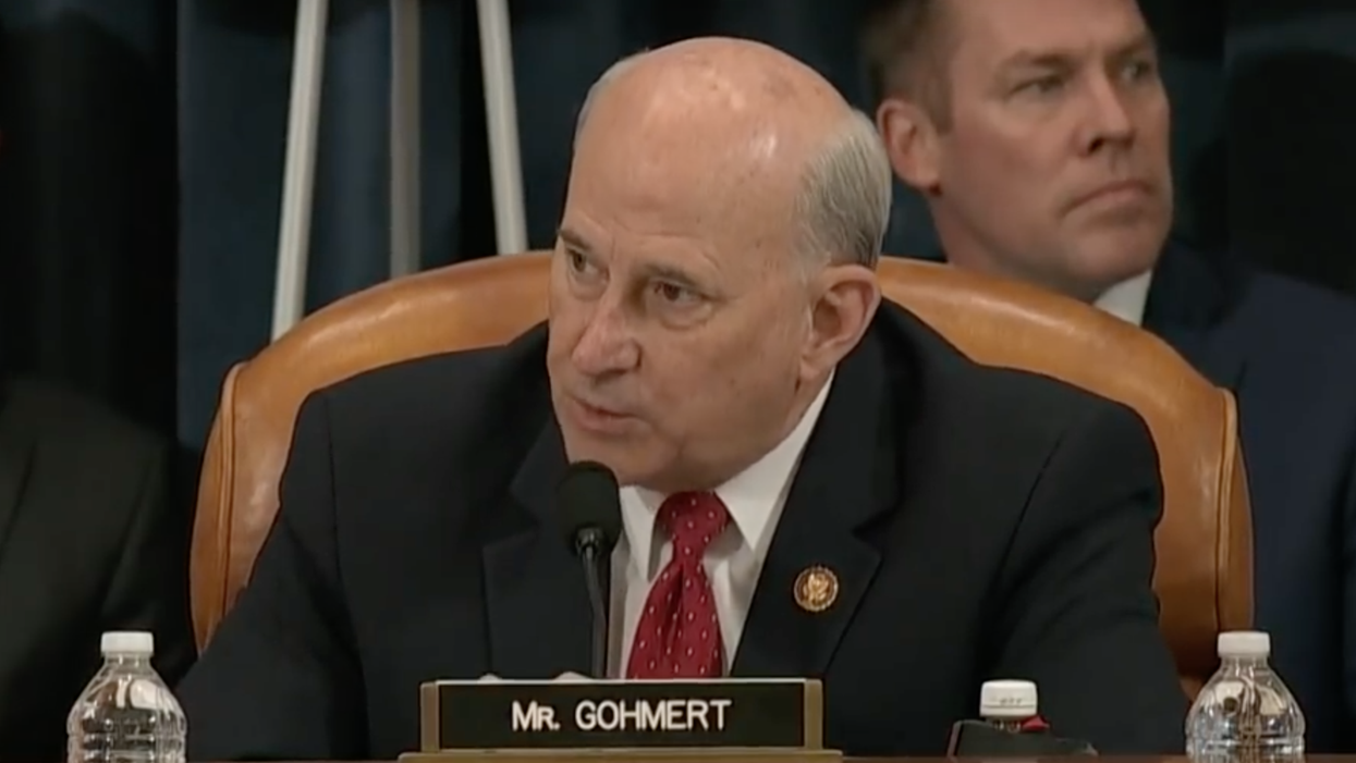 A Republican congressman’s tooth appears to fall out on live TV