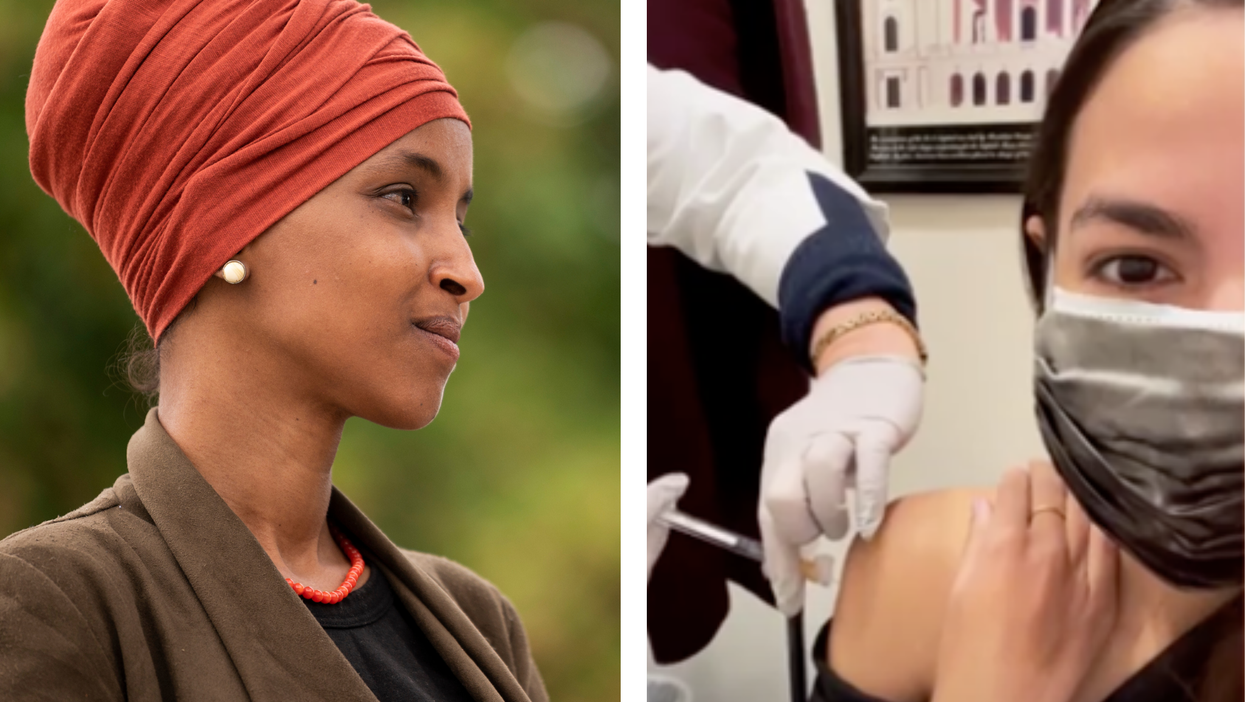 Ilhan Omar furiously calls out ‘shameful’ politicians for receiving the vaccine before health workers