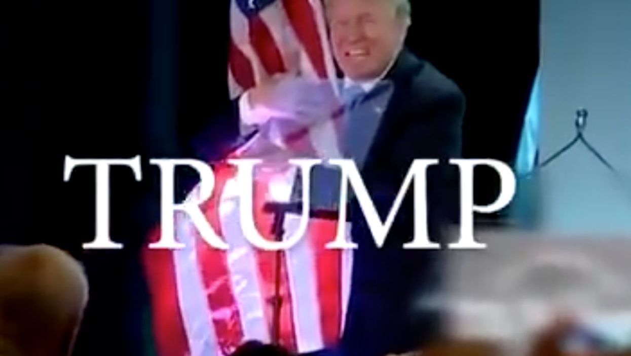 Trump releases surreal campaign video which parodies a meat advert