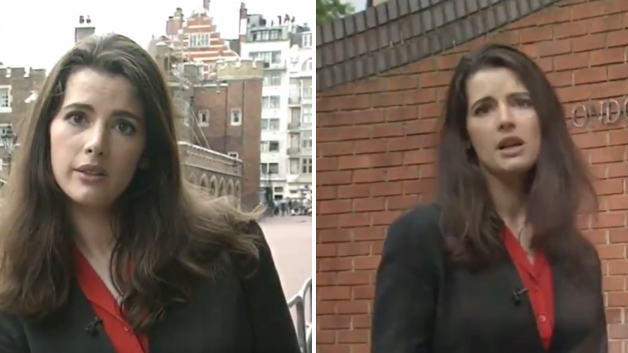 People love this bizarre clip of Nigella Lawson reporting on Princess Diana’s death 23 years ago