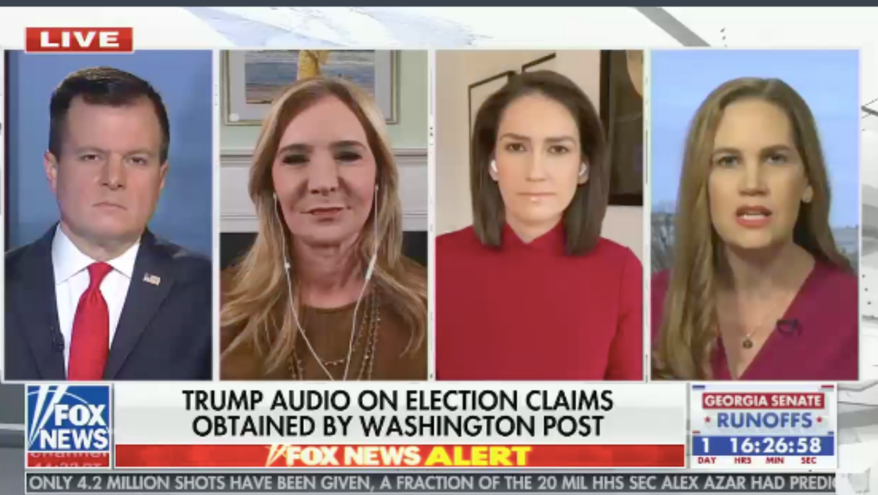 Fox News panellists laughs at Trump supporter for defending president in his latest scandal