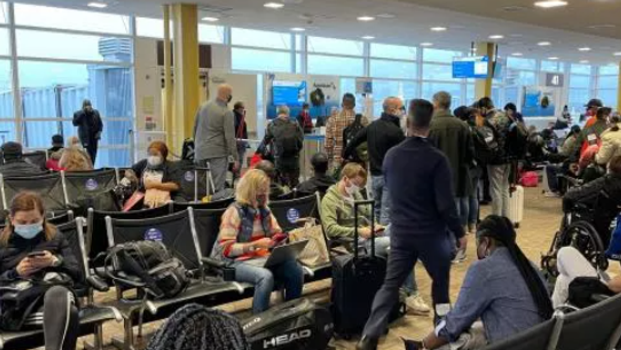 Man filmed crying after being kicked off flight ‘for refusing to wear a mask’