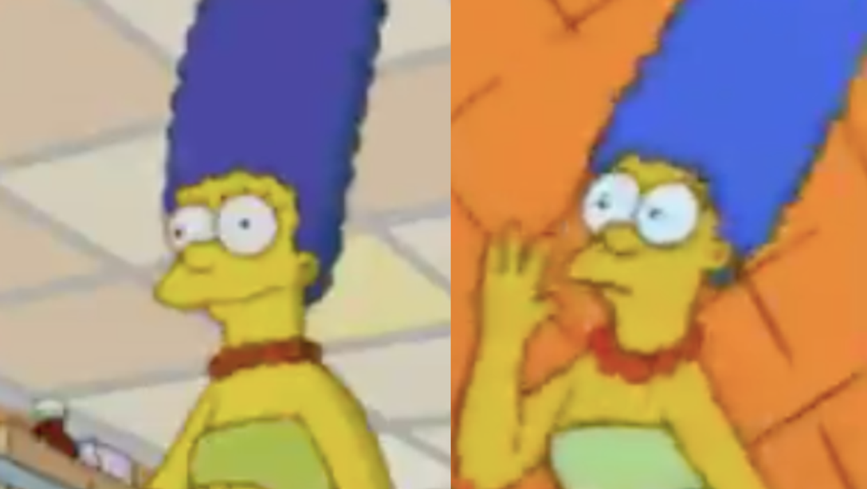 This side-by-side clip of two Simpsons scenes from different decades sparks debate about animation quality