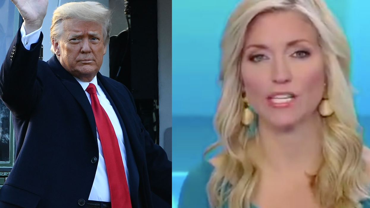 Fox News host defends Trump because 'he stays up late at night and watches every show'