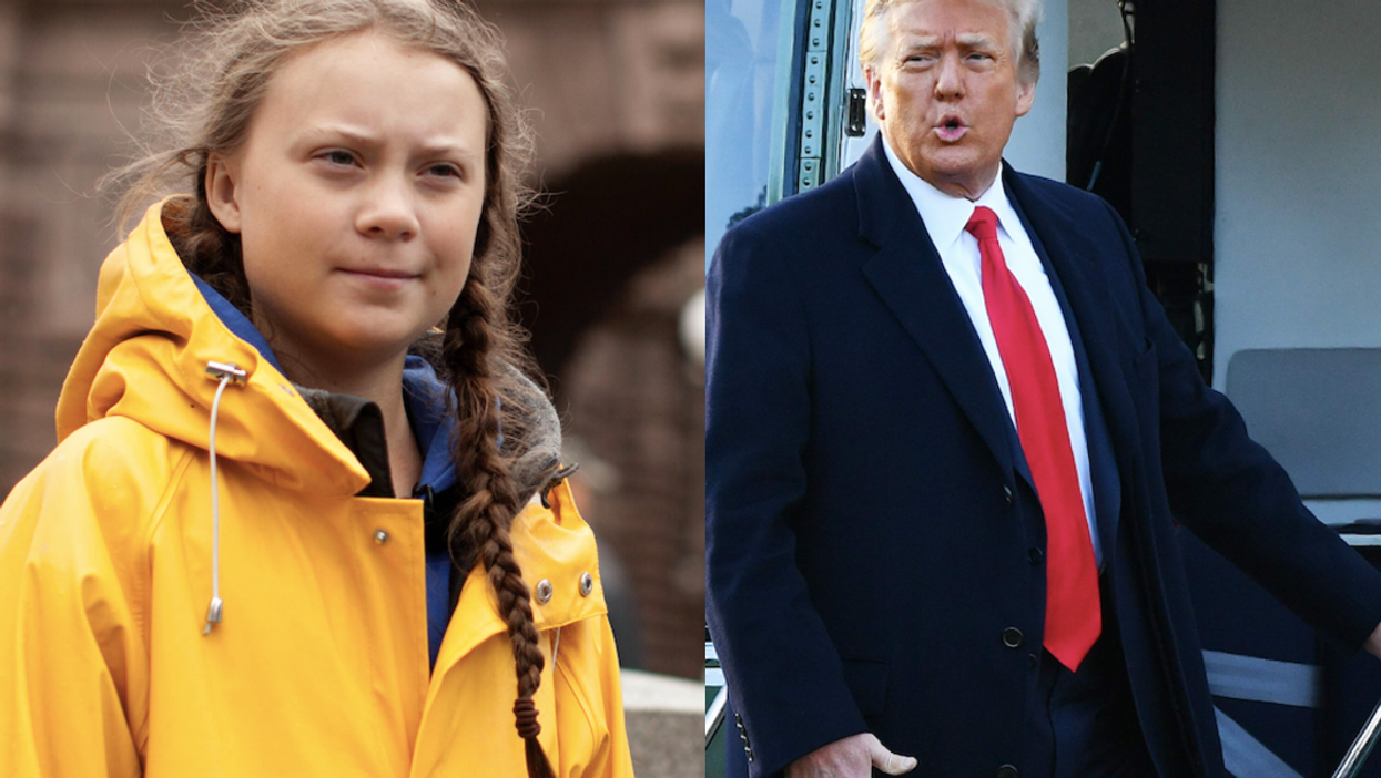 Greta Thunberg perfectly trolls Trump on his last day in office by using his own words against him