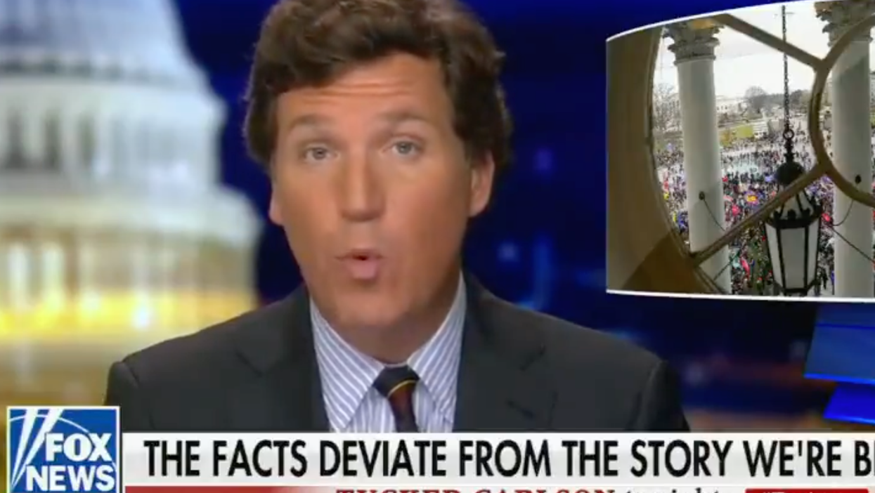 Fury as Fox News host Tucker Carlson goes on ‘dangerous’ rant about BLM and  Capitol riots