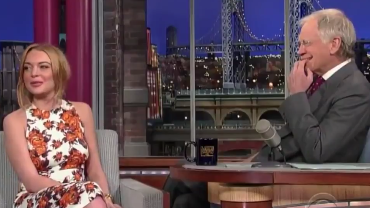 ‘Horrifying’ Lindsay Lohan interview with David Letterman from 2013 resurfaces