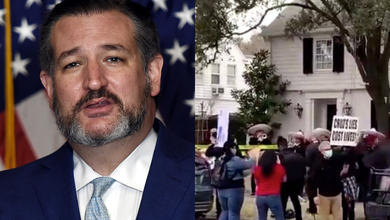 Ted Cruz trolled with a mariachi band outside his house following Cancun trip backlash
