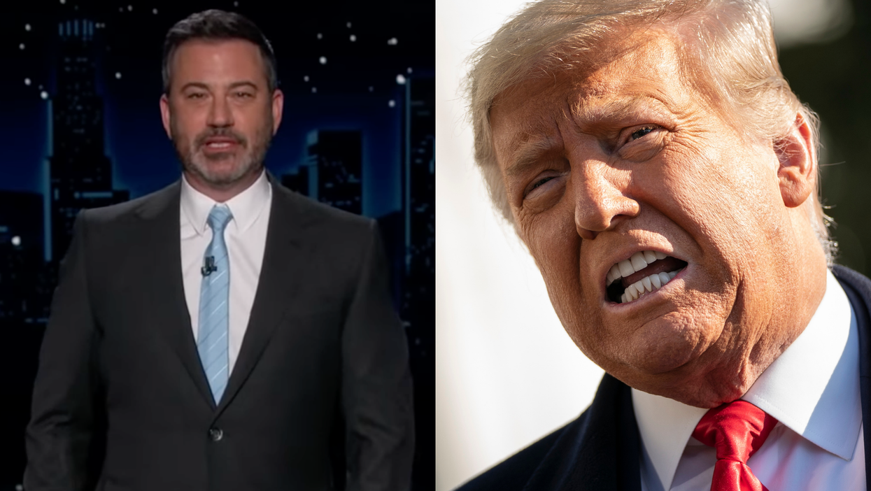 Trump ridiculed by Jimmy Kimmel as Biden removes ex-president’s phrases