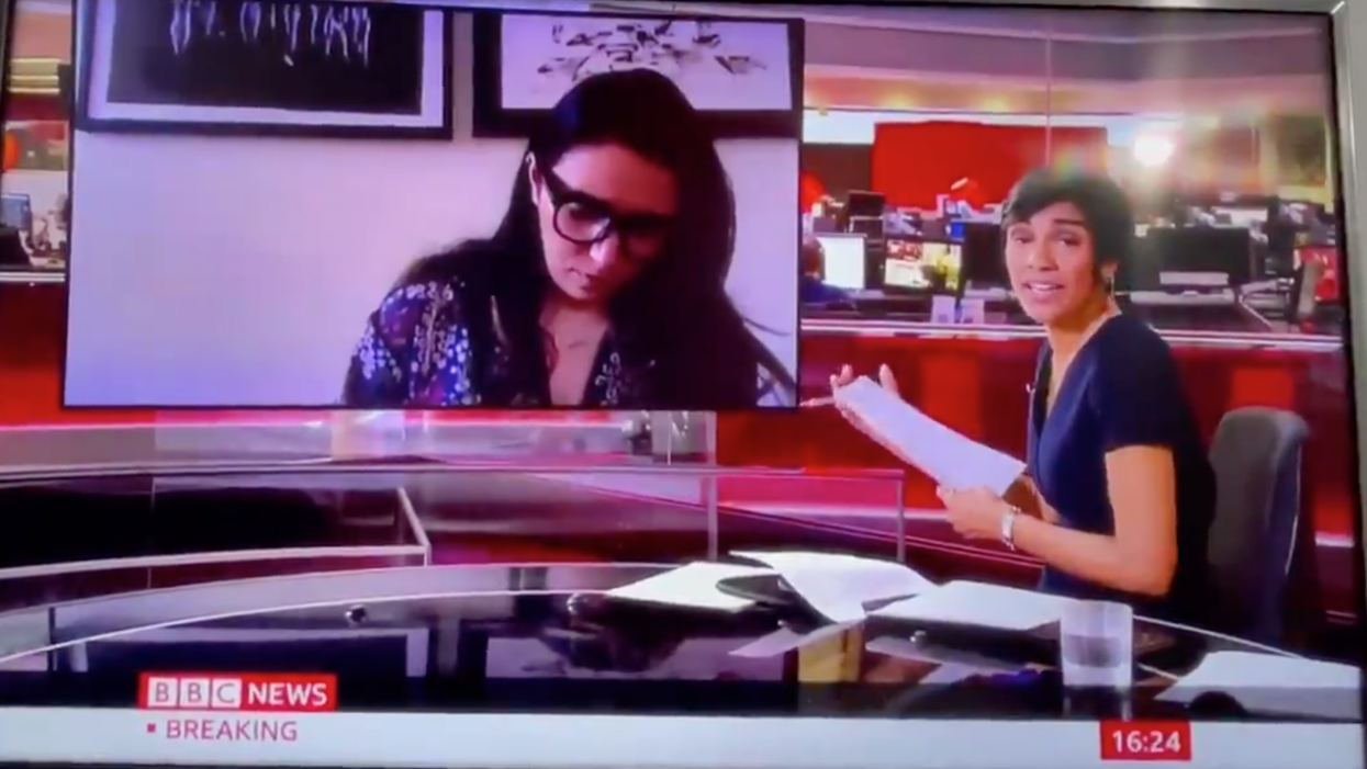 Hilarious BBC News gaffe sees presenter attempt to talk to completely the wrong person about Piers Morgan